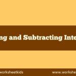 Adding and Subtracting Integers worksheets