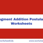 segment addition postulate practice problems