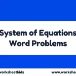 helping an 8th-grade student to solve free systems of equations word problems worksheets
